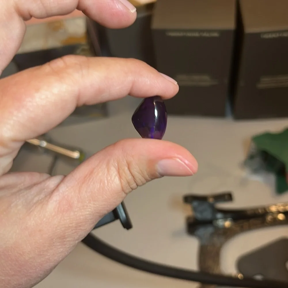 20 carat Amethyst Cut to Mount stone, would make knock-out ring or necklace!